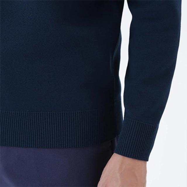 ニューバランス ゴルフ ブルゾン メンズ 長袖 ニット プルオーバー ハーフジップ 軽量 ストレッチ ゴルフウェア 無地 ロゴ ブランド 0125270001 New Balance golf_16