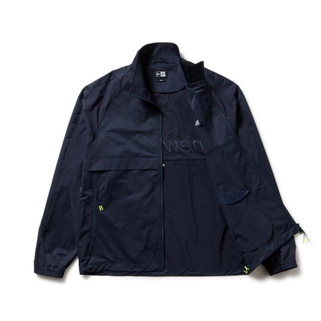 ニューエラ ゴルフ ジャケット メンズ レディース 長袖 ウインドジャケット リップストップ ストレッチ ゴルフウェア 無地 14669825 NEW ERA ブランド_3