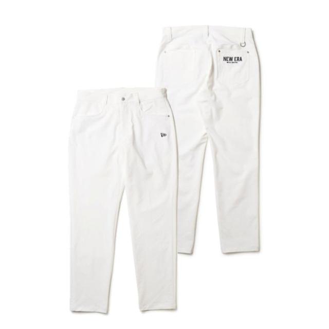 ニューエラ ゴルフ パンツ メンズ レディース ズボン テーパードパンツ ストレッチ ゴルフウェア 無地 14669842 NEW ERA ブランド