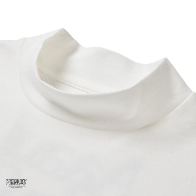 ニューエラ ゴルフ モックシャツ コラボ メンズ レディース 長袖 シャツ ミッドネック Tシャツ スヌーピー ゴルフウェア 14682719 NEW ERA ブランド 春 秋 冬 無地_2