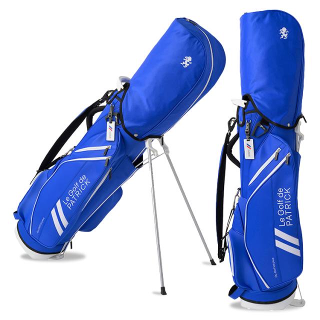 パトリック ゴルフ キャディバッグ スタンドバッグ メンズ レディース ユニセックス 9.0型 4分割 約3.0kg 軽量 PL プレジール ナイロン ゴルフバッグ レア ブランド PATRICK GOLF 241-622