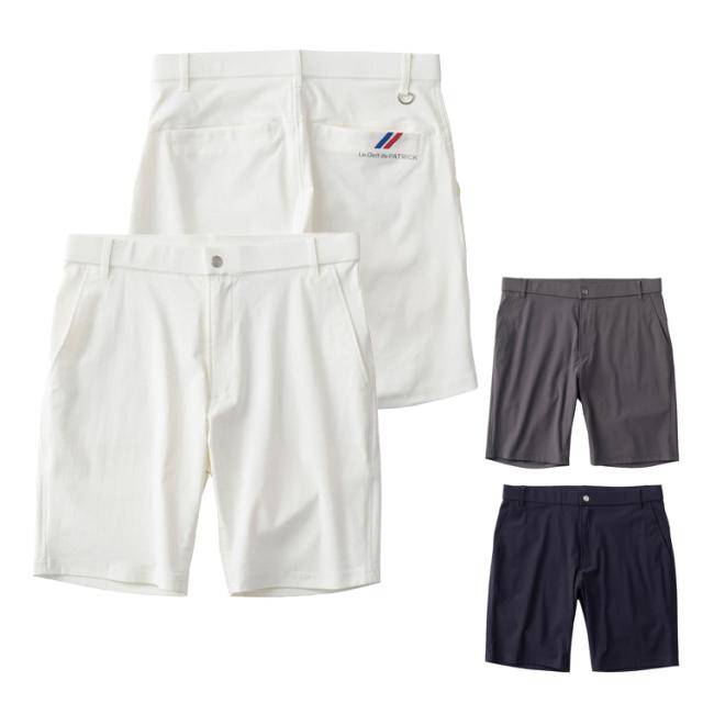 パトリック ゴルフ ハーフパンツ メンズ 短パン 吸水速乾 接触冷感 ストレッチ 軽量 無地 ゴルフウェア レア ブランド PATRICK GOLF 231-210 231-212 231-214