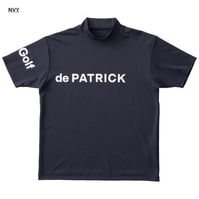 パトリック ゴルフ モックシャツ メンズ 半袖 シャツ ハイネック モックネック 接触冷感 UVケア ストレッチ 無地 ゴルフウェア ブランド ロゴ PATRICK GOLF 241-130 241-132 241-134 パトリック ゴルフ モックシャツ メンズ 半袖 シャツ ハイネック