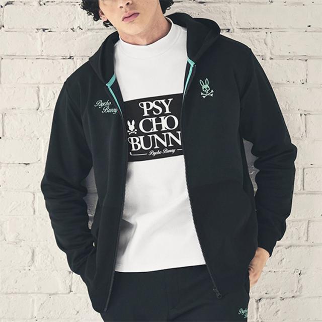サイコバニー ゴルフ モックシャツ メンズ 長袖 シャツ Tシャツ モックネック ストレッチ ゴルフウェア 無地 ロゴ 秋 冬 ブランド GF646 PSYCHO BUNNY_13