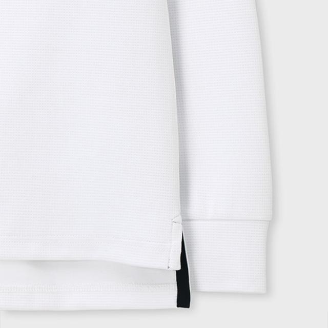 サイコバニー ゴルフ モックシャツ メンズ 長袖 シャツ Tシャツ モックネック ストレッチ ゴルフウェア 無地 ロゴ 秋 冬 ブランド GF646 PSYCHO BUNNY_6
