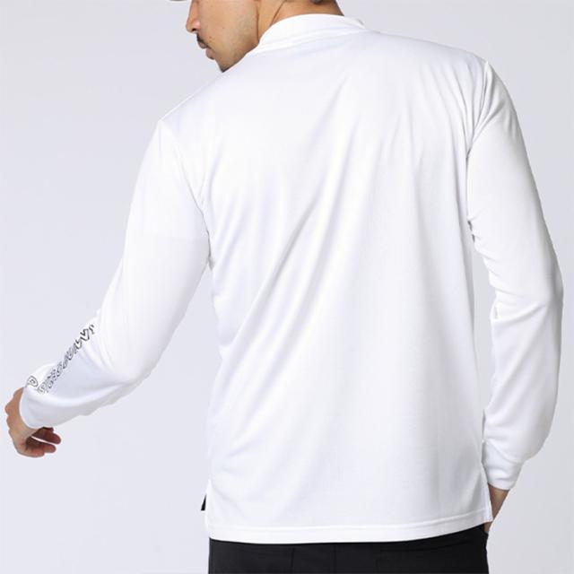 サイコバニー ゴルフ モックシャツ メンズ 長袖 シャツ Tシャツ モックネック 吸水速乾 ゴルフウェア 無地 ロゴ 秋 冬 ブランド GF736 PSYCHO BUNNY_15