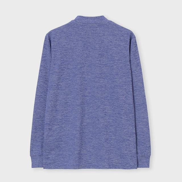 サイコバニー ゴルフ モックシャツ メンズ 長袖 シャツ Tシャツ モックネック 吸水速乾 ゴルフウェア 無地 ロゴ 秋 冬 ブランド GF736 PSYCHO BUNNY_7