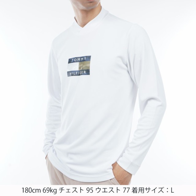 トミーヒルフィガー ゴルフ モックシャツ メンズ 長袖 シャツ Tシャツ