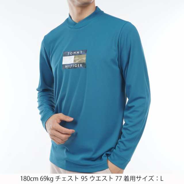 トミーヒルフィガー ゴルフ モックシャツ メンズ 長袖 シャツ Tシャツ