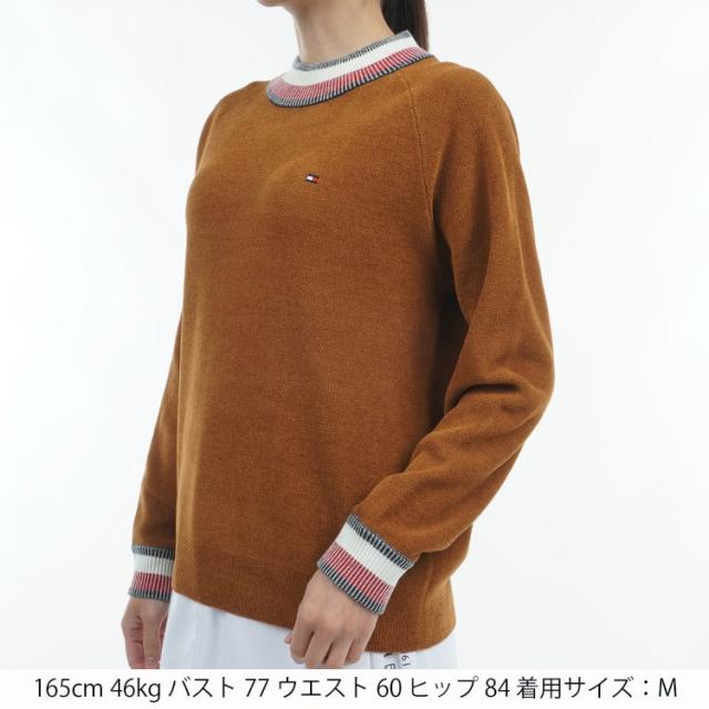 トミーヒルフィガー ゴルフ セーター レディース 長袖 ハイネック