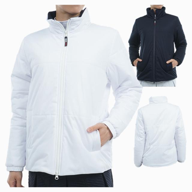 トミーヒルフィガー ゴルフ ジャケット レディース 長袖 ハイネック ニット 中綿 防風 ストレッチ ゴルフウェア ブランド 無地 春 秋 冬 THLA484の通販は 23,287円