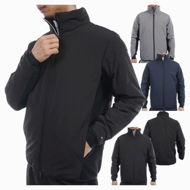 トミーヒルフィガー ゴルフ ジャケット メンズ フルジップ ハイブリッド 中綿 長袖 保温性 ストレッチ ゴルフウェア ブランド 無地 ロゴ 春 秋 冬 THMA488