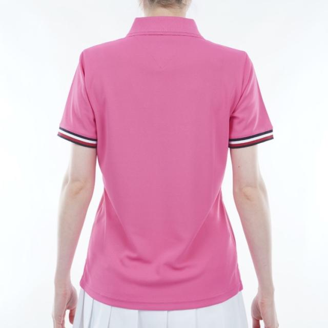 トミーヒルフィガー ゴルフ ポロシャツ レディース 半袖 シャツ 吸水速