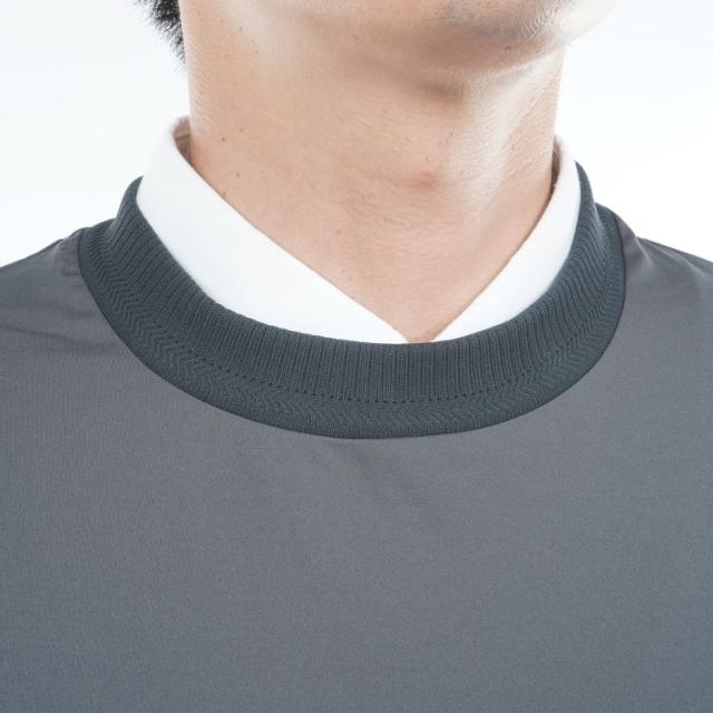 トミーヒルフィガー ゴルフ スウェット メンズ 長袖 クル—ネック トレーナー 吸水速乾 UVカット 防風 ゴルフウェア ブランド 無地 ロゴ 秋 冬 THMA554_12
