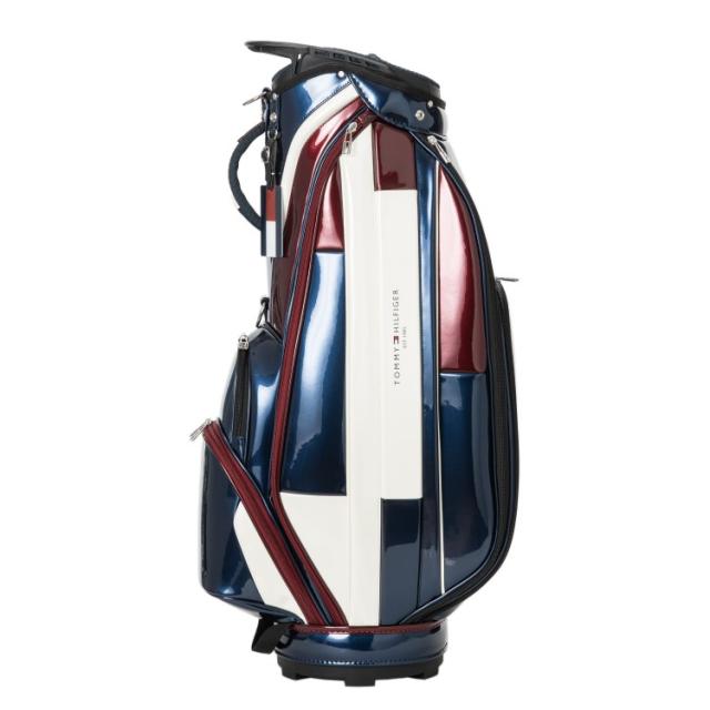 トミーヒルフィガー ゴルフ キャディバッグ メンズ 9.0型 5分割 約4.2