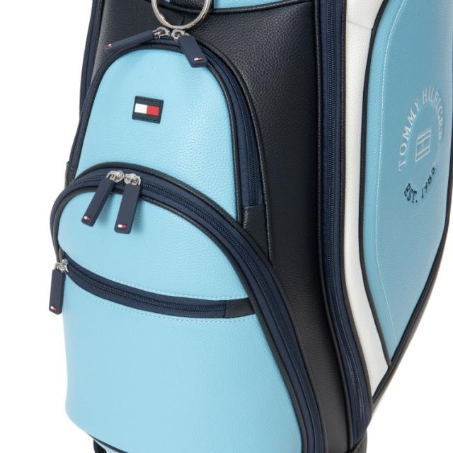 トミーヒルフィガー ゴルフ キャディバッグ メンズ 9.0型 4分割 約3.8