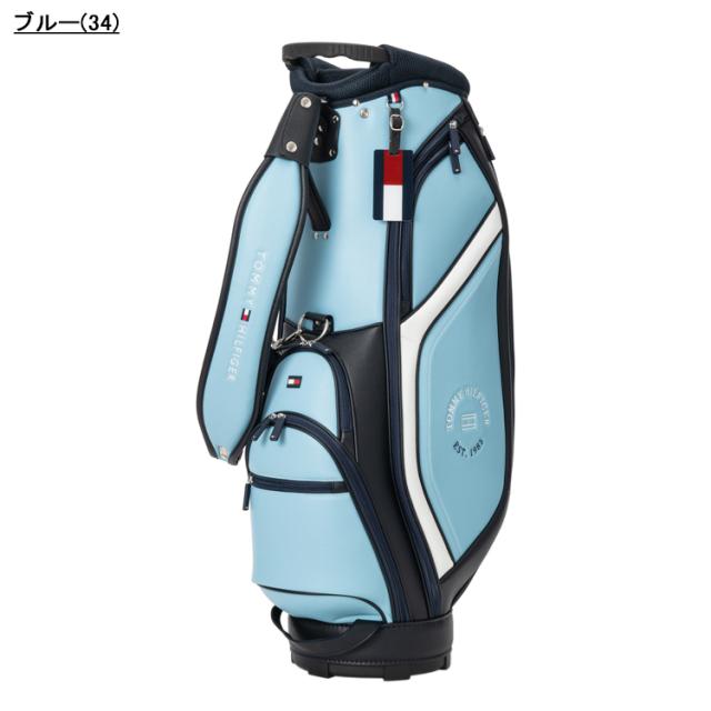 トミーヒルフィガー ゴルフ キャディバッグ メンズ 9.0型 4分割 約3.8