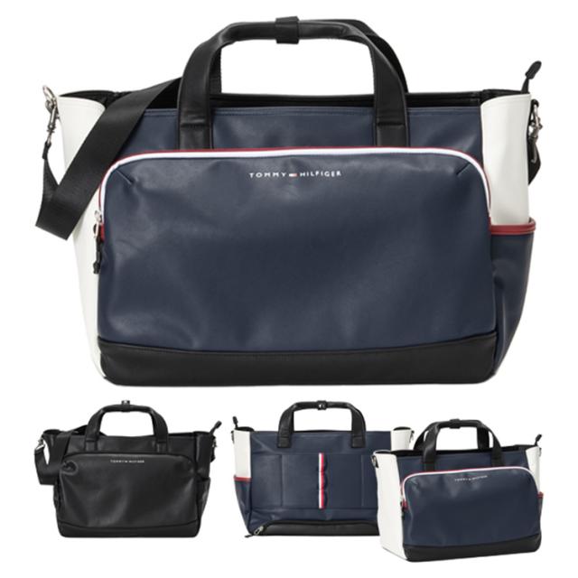 トミーヒルフィガー ゴルフ トートバッグ メンズ レディース バッグ ショルダーベルト付き シューズインポケット ゴルフバッグ ブランド THMG5FT2   GOLF