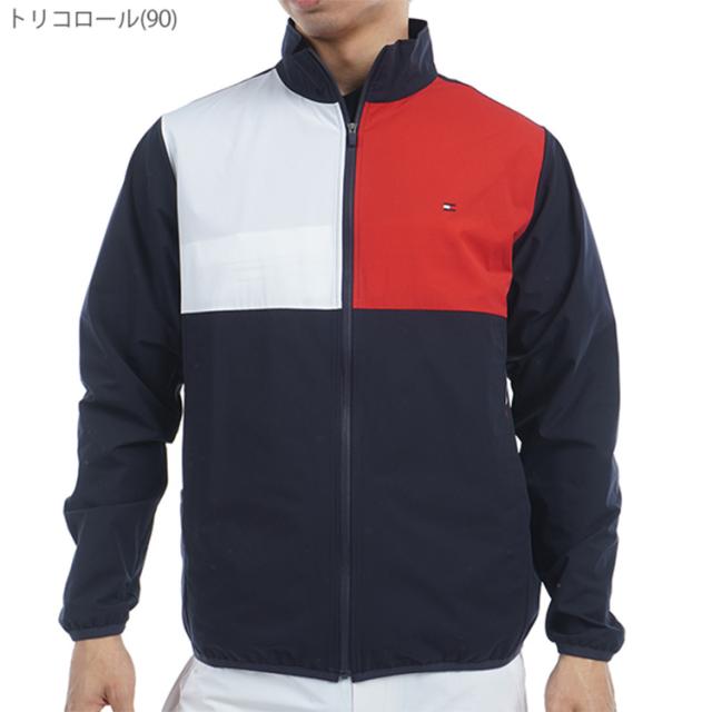 トミーヒルフィガー ゴルフ ブルゾン メンズ 長袖 ジャケット フルジップ 撥水 防風 ストレッチ パッカブル ゴルフウェア ブランド 無地 春 夏 秋 THMA509_4