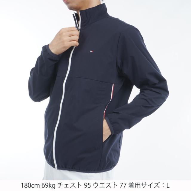 トミーヒルフィガー ゴルフ ブルゾン メンズ 長袖 ジャケット フルジップ 撥水 防風 ストレッチ パッカブル ゴルフウェア ブランド 無地 春 夏 秋 THMA509_7