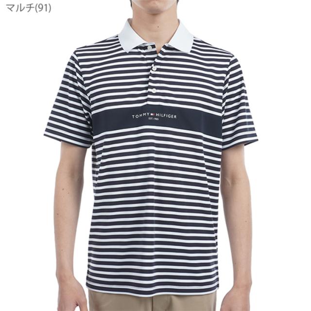 トミーヒルフィガー ゴルフ ポロシャツ メンズ 半袖 シャツ 鹿の子