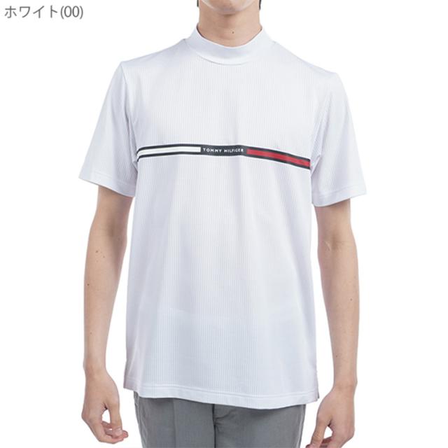 トミーヒルフィガー ゴルフ メンズ ロゴ モックネックシャツ TOMMY