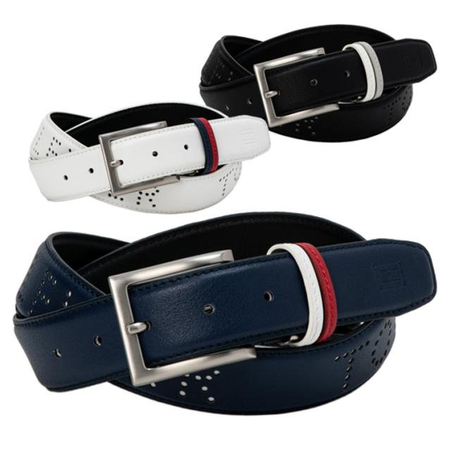 トミーヒルフィガー ゴルフ ベルト メンズ レディース バックル パンチング ロゴ ゴルフウェア ブランド 無地 春 夏 秋 冬 THMB5SV4   GOLF