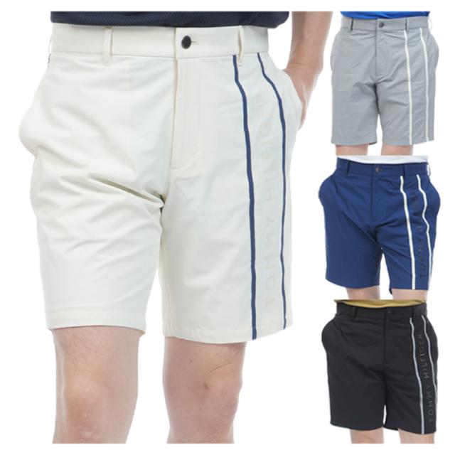 トミーヒルフィガー ゴルフ パンツ メンズ ショートパンツ 短パン 軽量 ストレッチ ゴルフウェア ブランド 無地 春 夏 秋 THMA625