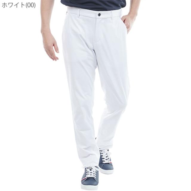 トミーヒルフィガー ゴルフ パンツ メンズ テーパードパンツ メッシュ 通気性 ストレッチ ゴルフウェア ブランド 無地 春 夏 秋 THMA635_2