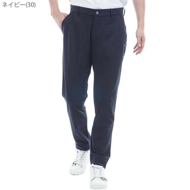 トミーヒルフィガー ゴルフ パンツ メンズ テーパードパンツ メッシュ 通気性 ストレッチ ゴルフウェア ブランド 無地 春 夏 秋 THMA635_4