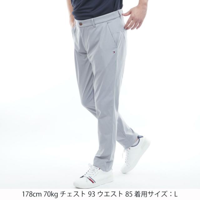 トミーヒルフィガー ゴルフ パンツ メンズ テーパードパンツ メッシュ 通気性 ストレッチ ゴルフウェア ブランド 無地 春 夏 秋 THMA635_7