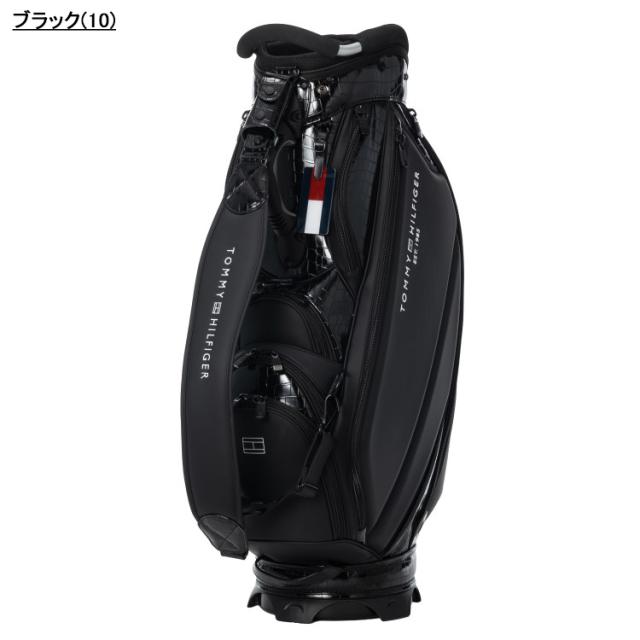 トミーヒルフィガー ゴルフ キャディバッグ メンズ 9.0型 5分割 約5.0kg カートバッグ マット クロコエンボス ゴルフバッグ 無地 レア ブランド ロゴ TOMMY HILFIGER GOLF THMG6SC1_3