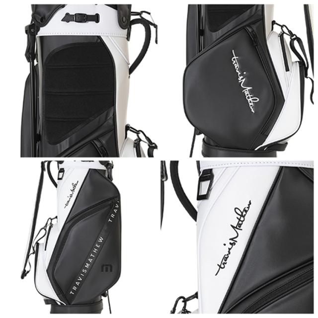 Travis Mathew ホワイトキャディバッグ トラヴィスマシュー（Travis Mathew）（メンズ）ゴルフ スタンド式