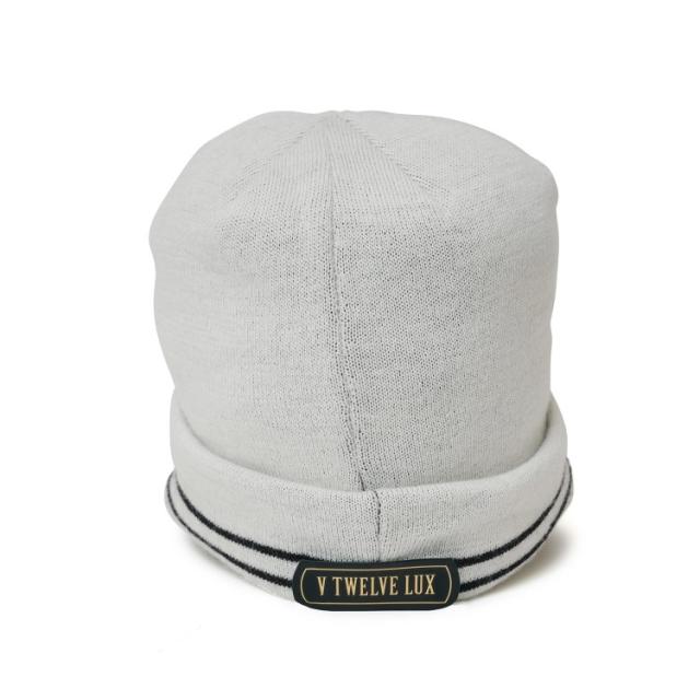 V12 ゴルフ ニットキャップ メンズ レディース つば付き LUX ニット帽