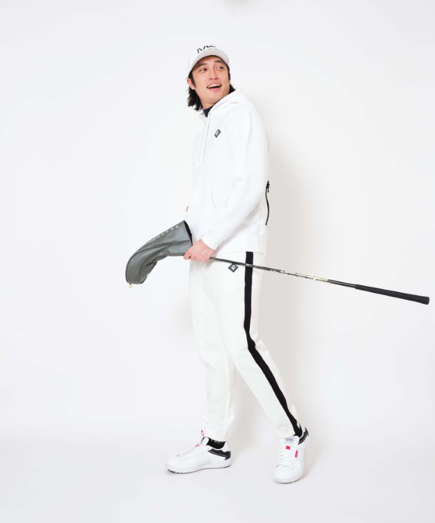 V12 ゴルフ パーカー メンズ 長袖 プルオーバー ストレッチ トレーナー