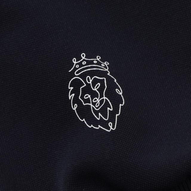 V12 ゴルフ ジャケット メンズ 長袖 コラボ LEON ハーフジップ