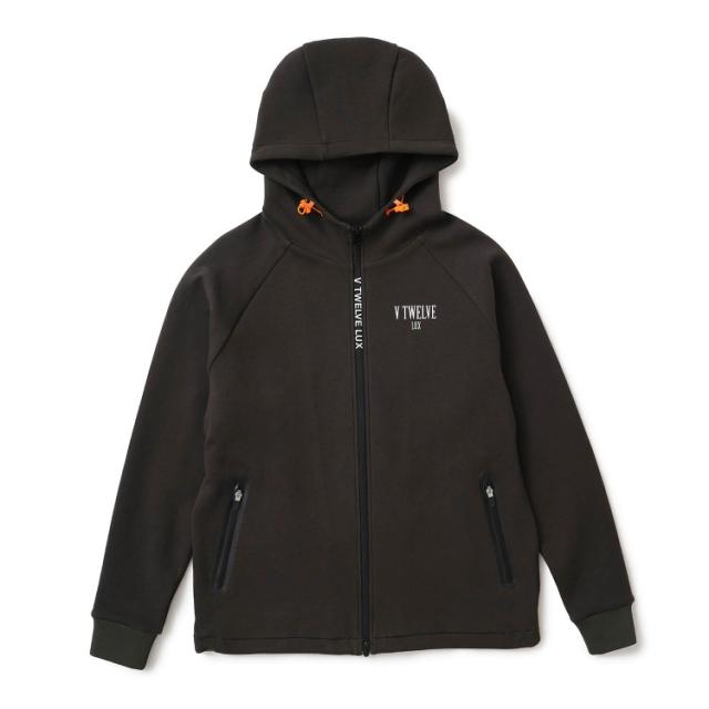 V12 ゴルフ パーカー メンズ 長袖 フルジップ フーディー LUX