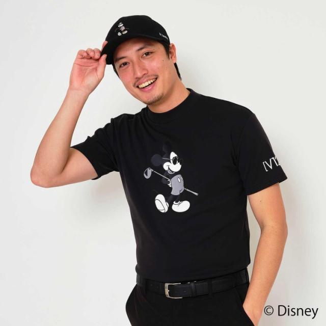 V12 ゴルフ モックシャツ コラボ メンズ 半袖 シャツ ハイネック