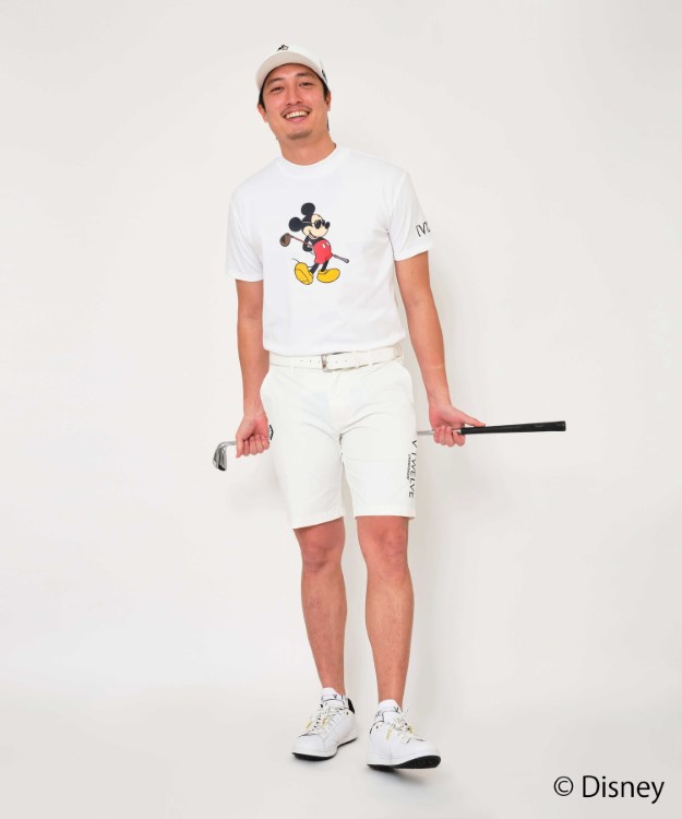 V12 ヴィトゥエルブ ディズニーコラボ ミッキー モックネック Tシャツ