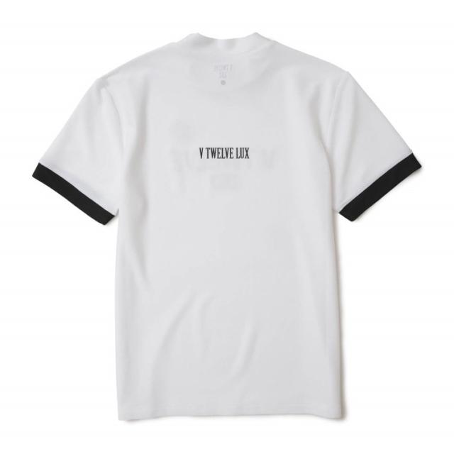 V12 ゴルフ モックシャツ メンズ 半袖 シャツ ハイネック モックネック