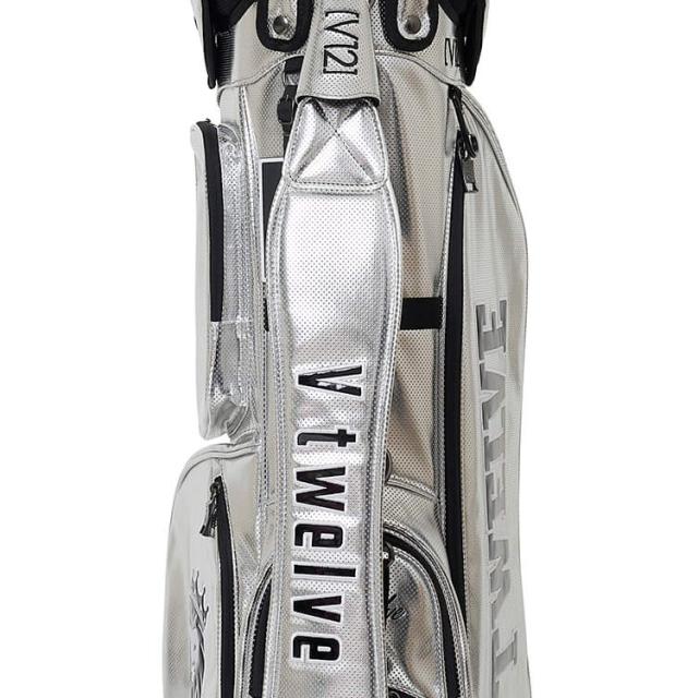 V12 ゴルフ キャディバッグ スタンドバッグ メンズ レディース ゴルフバッグ エナメル スタンド 9.0型 5分割 ブランド V122610-CB01 V12 GOLF_8
