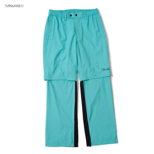 V12 ゴルフ パンツ メンズ レインパンツ テーパードパンツ ロングパンツ ショートパンツ 2way ストレッチ 軽量 防水 無地 シンプル ゴルフウェア ブランド ロゴ V122610-PN04 V12 GOLF_4