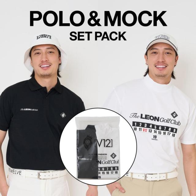 ゴルフ V12 メンズ MOCK モックネック | V12] モックシャツ 半袖 公式