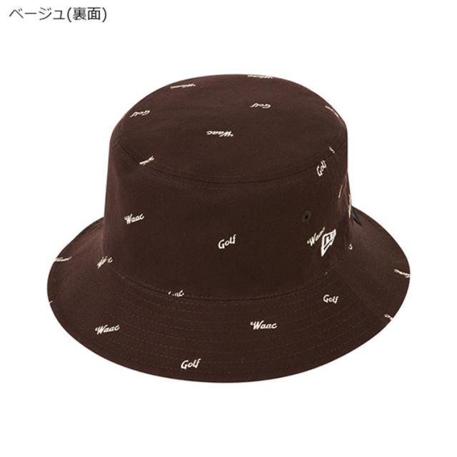 ワック ゴルフ ニューエラ バケットハット コラボ メンズ レディース 帽子 ハット バケツハット ゴルフハット リバーシブル 総柄 ブランド 072254832 WAAC_14