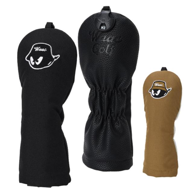 ワック ゴルフ ヘッドカバー ユーティリティー メンズ レディース ユーティリティカバー UT用 キャラクター 番手付き 無地 ブランド 072254862 WAAC