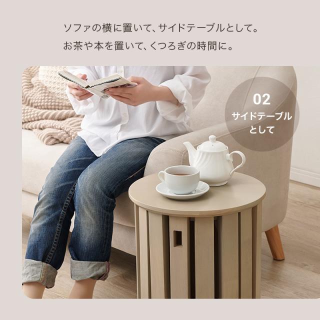 スツール 木製 椅子 サイドテーブル キャスター キャスター付き スタッキング 椅子 スタッキングスツール ダイニングチェア チェア 天然木 4脚セット リビング 北欧 テーブル 机 来客 コンパクト形_6