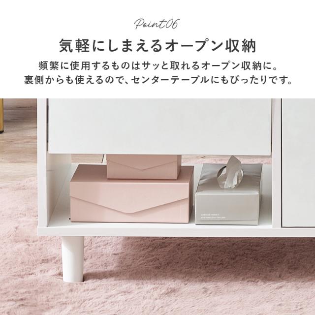 ドレッサー テーブル ドレッサーテーブル 白 おしゃれ 収納 大容量 コンパクト 80cm 子供 ローテーブル デスク 机 コスメテーブル 姫系 クララ 韓国インテリア 兼用 テーブル コスメ収納 ホワイト ミラー_12