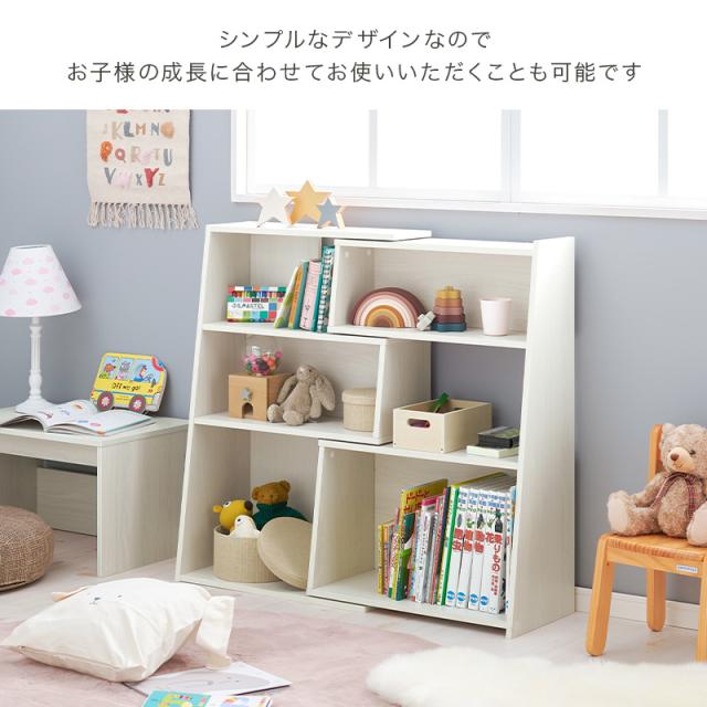 オープンシェルフ 伸縮 ラック 棚 木製 おしゃれ オープンラック 3段 ディスプレイラック 本棚 収納棚 スライド式 幅60 幅100 L字型 伸縮棚 高さ90 コーナー 書棚 角度調節 オープンラック_8