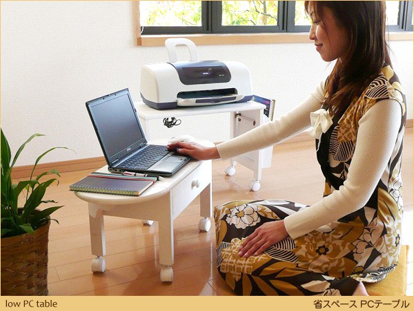 ローデスク パソコン Pc 学習机 おしゃれ パソコンデスク ロー デスク 机 木製 北欧 テレワーク 簡易デスク フリーデスク キャスター付の通販はau Pay マーケット クーポン発行中 クオリアル