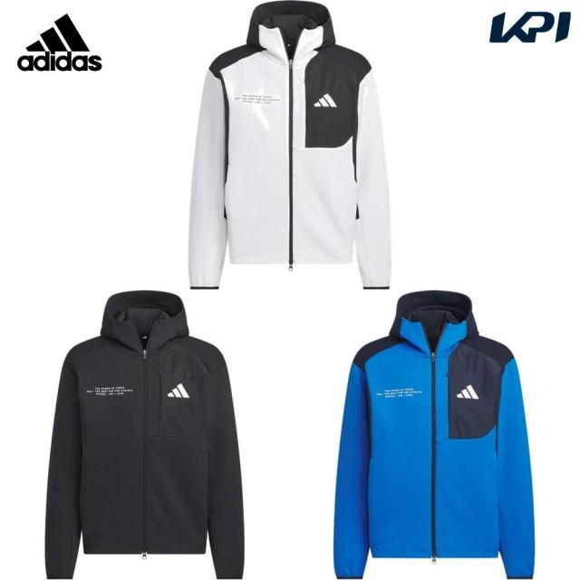 アディダス adidas マルチSPウェア ユニセックス   アダプテーション レギュラー フード付きフルジップトラックトップ KS489 2025FW